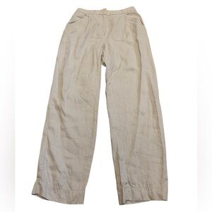 Aritzia Wilfred Effortless Linen Wide Leg Pants 4 Light Blue